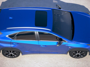 Lexus NX 300 2018 Model 3D
