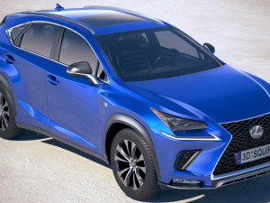 Lexus NX 300 2018 Model 3D