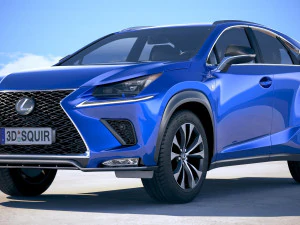 Lexus NX 300 2018 3D Model