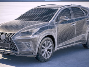 Lexus NX 300 2018 Model 3D
