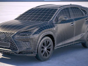 Lexus NX 300 2018 3D Model