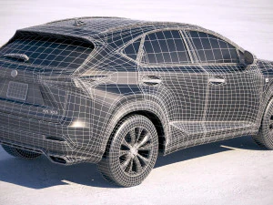 Lexus NX 300 2018 3D Model