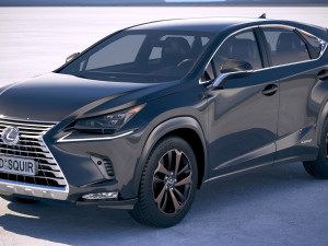 Lexus NX 300H 2018 3D Model