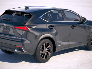 Lexus NX 300H 2018 Modello 3D