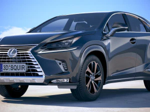Lexus NX 300H 2018 3D Model