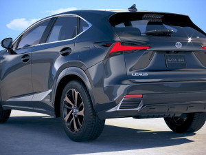 Lexus NX 300H 2018 Modello 3D