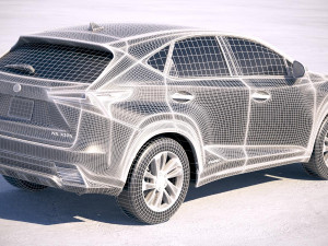 Lexus NX 300H 2018 Modello 3D
