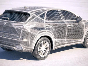 Lexus NX 300H 2018 3D Model