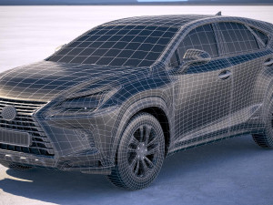 Lexus NX 300H 2018 Modello 3D
