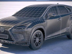 Lexus NX 300H 2018 3D Model