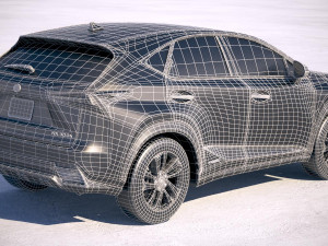 Lexus NX 300H 2018 Modello 3D