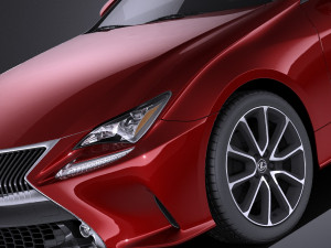 Lexus RC 2017 vray Modelo 3D