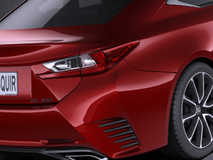 Lexus RC 2017 vray Modelo 3D