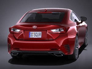 Lexus RC 2017 vray Modelo 3D