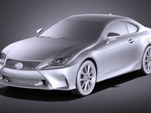 Lexus RC 2017 vray Modelo 3D