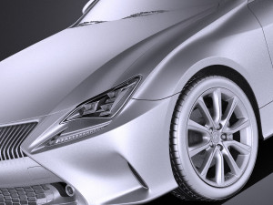 Lexus RC 2017 vray Modelo 3D