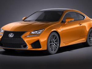 Lexus RC F 2016 vray Model 3D