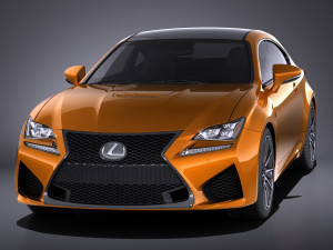 Lexus RC F 2016 vray Modèle 3D