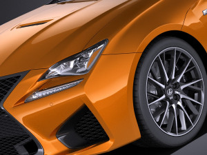 Lexus RC F 2016 vray Modèle 3D