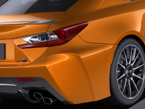 Lexus RC F 2016 vray Modèle 3D