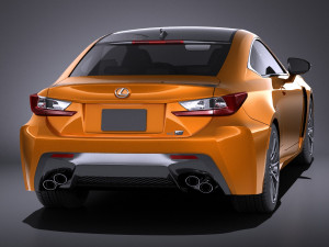 Lexus RC F 2016 vray Modèle 3D