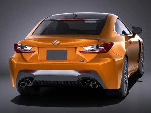Lexus RC F 2016 vray 3D Model