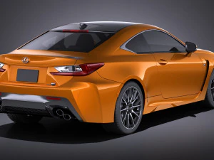 Lexus RC F 2016 vray 3D Model