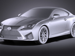 Lexus RC F 2016 vray Modèle 3D