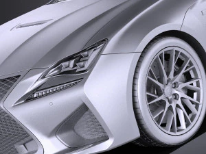 Lexus RC F 2016 vray 3D Model