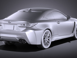 Lexus RC F 2016 vray Modèle 3D
