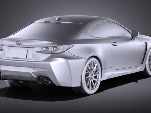 Lexus RC F 2016 vray 3D Model