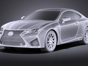 Lexus RC F 2016 vray Modèle 3D