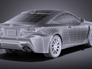 Lexus RC F 2016 vray Modèle 3D