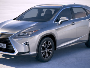 Lexus RX L 2018 3D Model