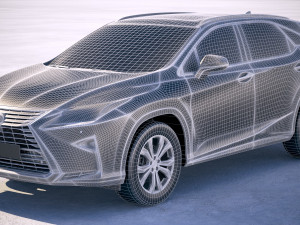 Lexus RX L 2018 3D Model
