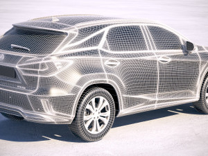 Lexus RX L 2018 3D Model