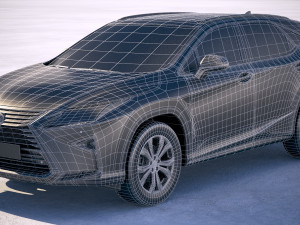 Lexus RX L 2018 3D Model