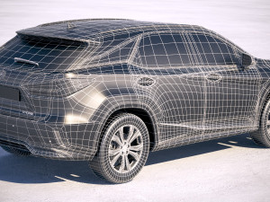 Lexus RX L 2018 3D Model