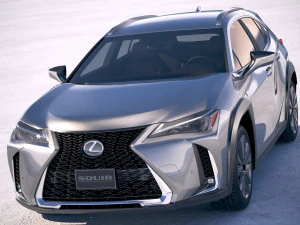 Lexus UX 2019 3D Model