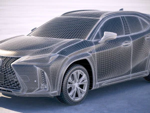 Lexus UX 2019 3D Model