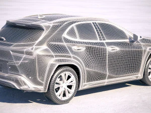 Lexus UX 2019 3D Model