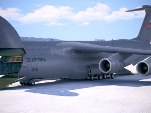 Lockheed C-5 Galaxy 3D Model