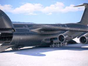 Lockheed C-5 Galaxy 3D Model