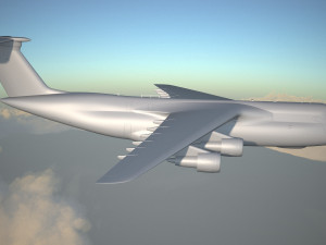 Lockheed C-5 Galaxy 3D Model