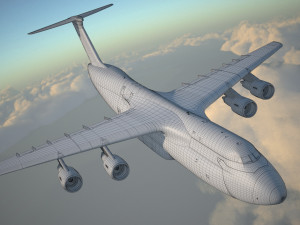 Lockheed C-5 Galaxy 3D Model