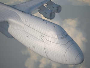 Lockheed C-5 Galaxy 3D Model