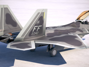 Lockheed Martin F22A Raptor Jsoh 3D-Modell