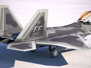Lockheed Martin F22A Raptor Jsoh 3D Model
