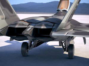 Lockheed Martin F22A Raptor Jsoh 3D Model
