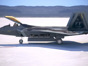 Lockheed Martin F22A Raptor Jsoh 3D Model